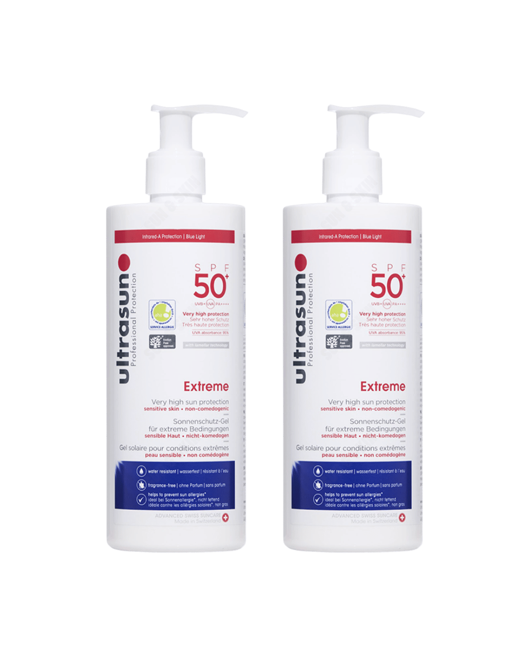Ultrasun Extreme SPF 50+ 400ml - 2 Pack Saver
