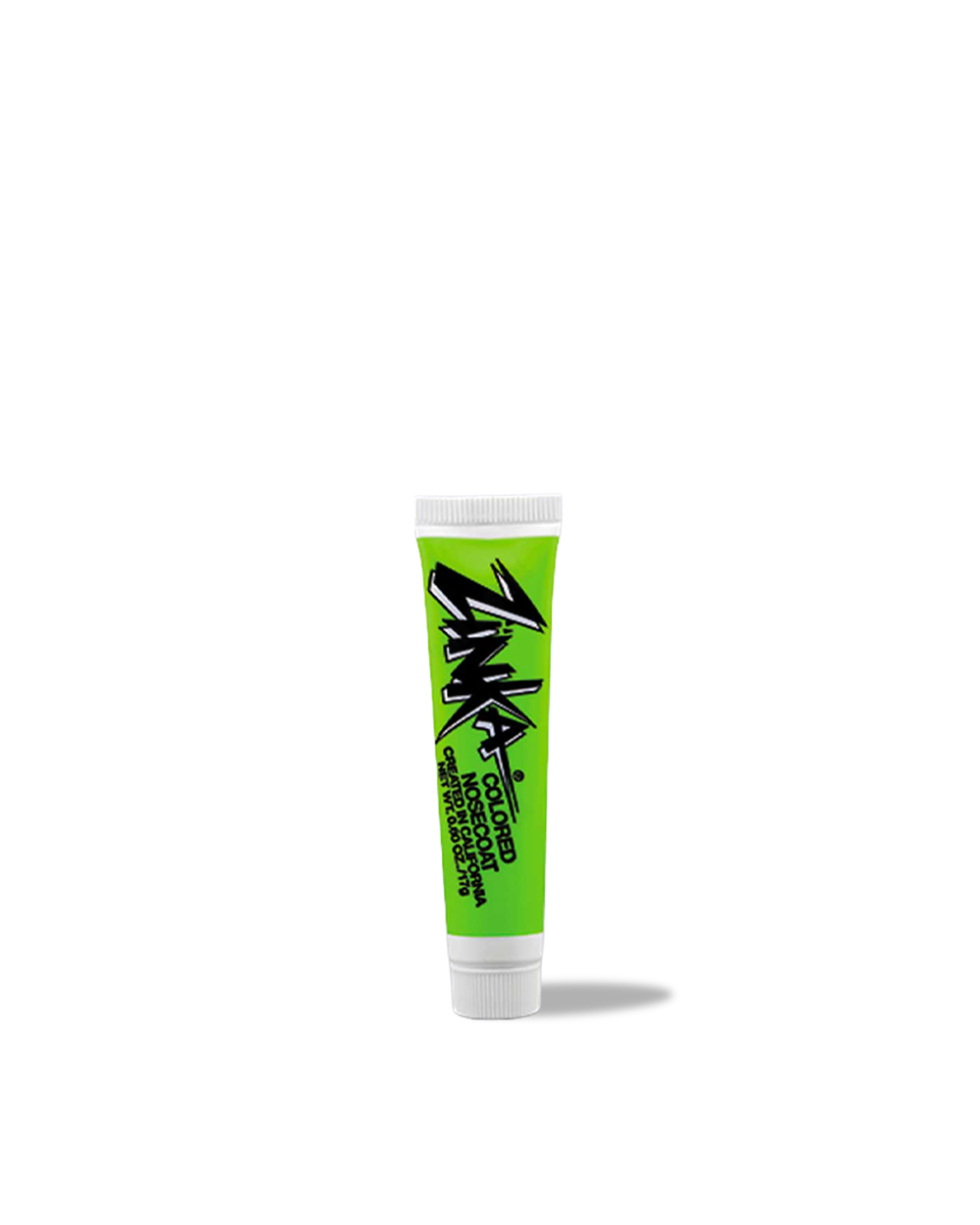 Zinka Zinc Nosecoat Neon Green Coloured Sunscreen 17g