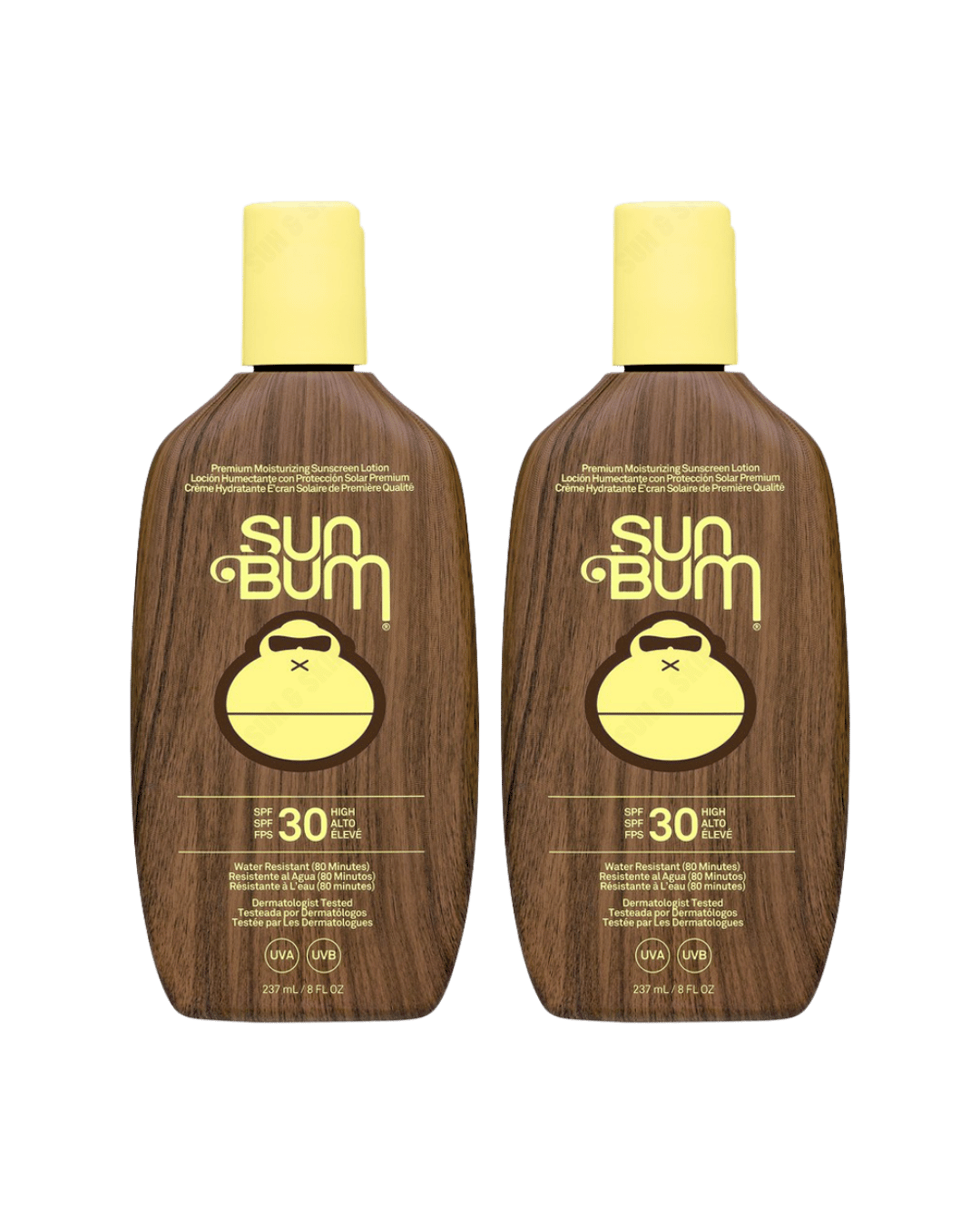 Sun Bum Original SPF 30 Sunscreen Lotion 237ml - 2 Pack Saver