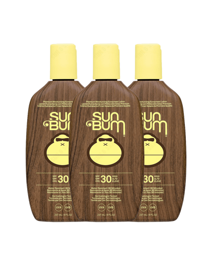 Sun Bum Original SPF 30 Sunscreen Lotion 237ml - 3 Pack Saver