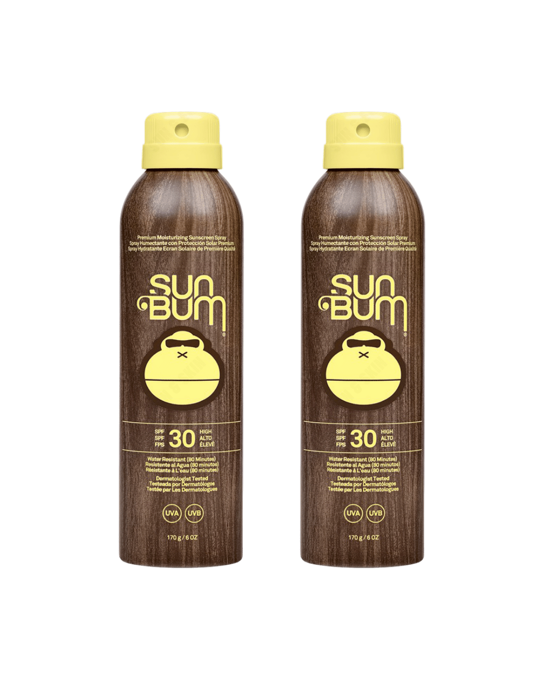 Sun Bum Original SPF 30 Sunscreen Spray 200ml - 2 Pack Saver
