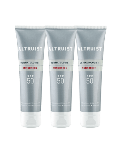 Altruist Dermatologist Sunscreen Lotion SPF 50 100ml - 3 Pack Saver