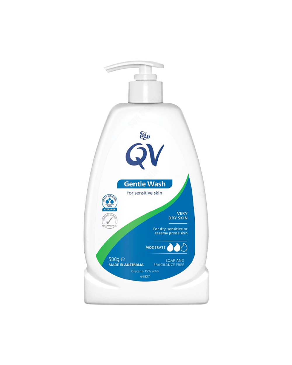QV Gentle Wash Soap Free Cleanser PH Balanced & Hypoallergenic 250ml