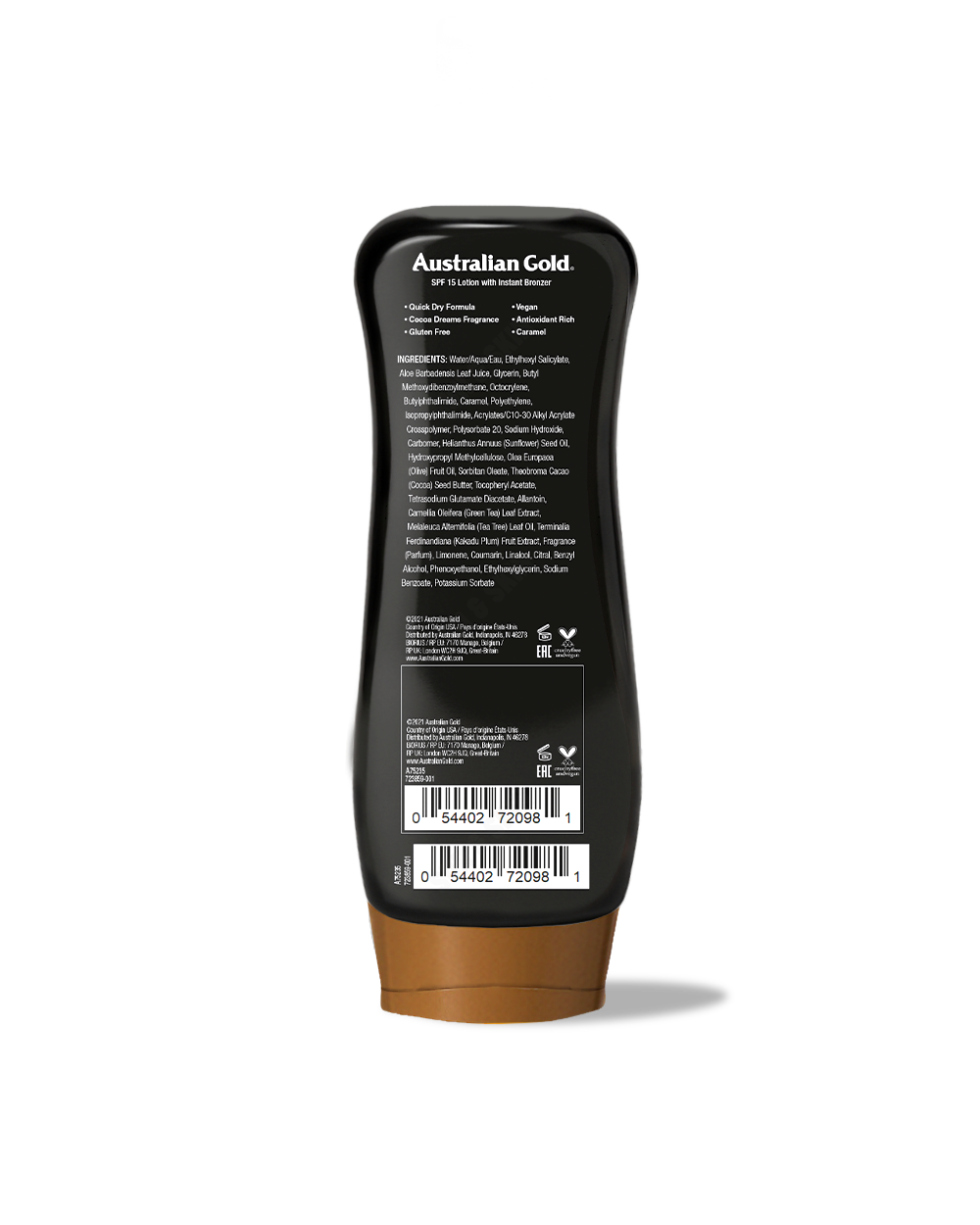 Australian Gold Sun Lotion With Bronzer SPF 15 237ml