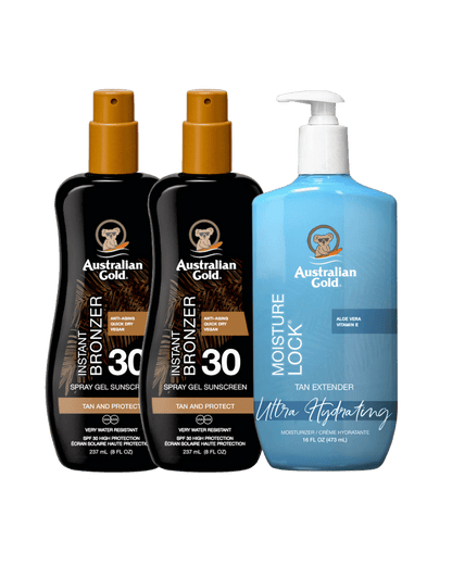 Australian Gold Spray Gel SPF 30 Bundle