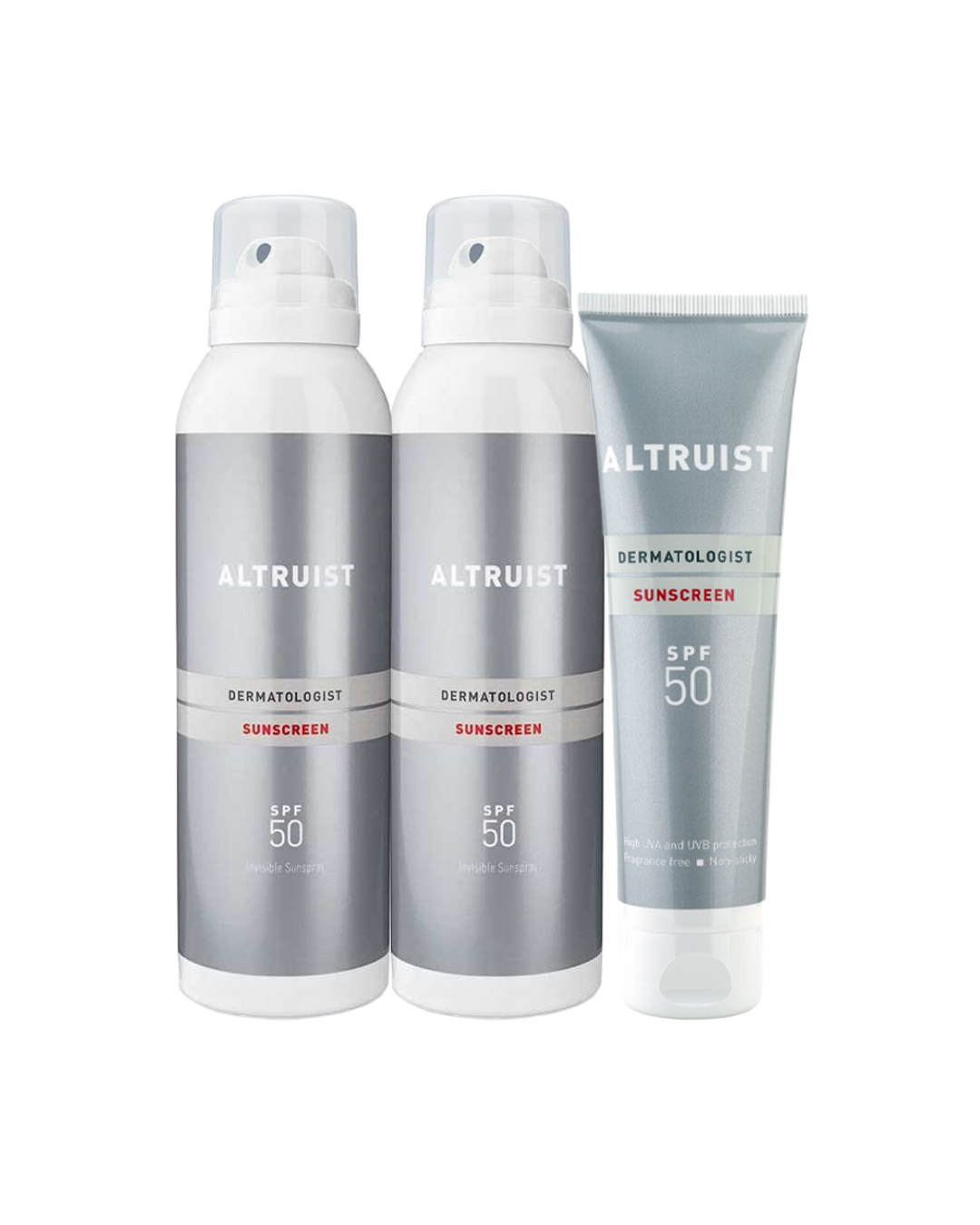 Altruist Sunscreen SPF 50 Spray & Lotion Saver Bundle