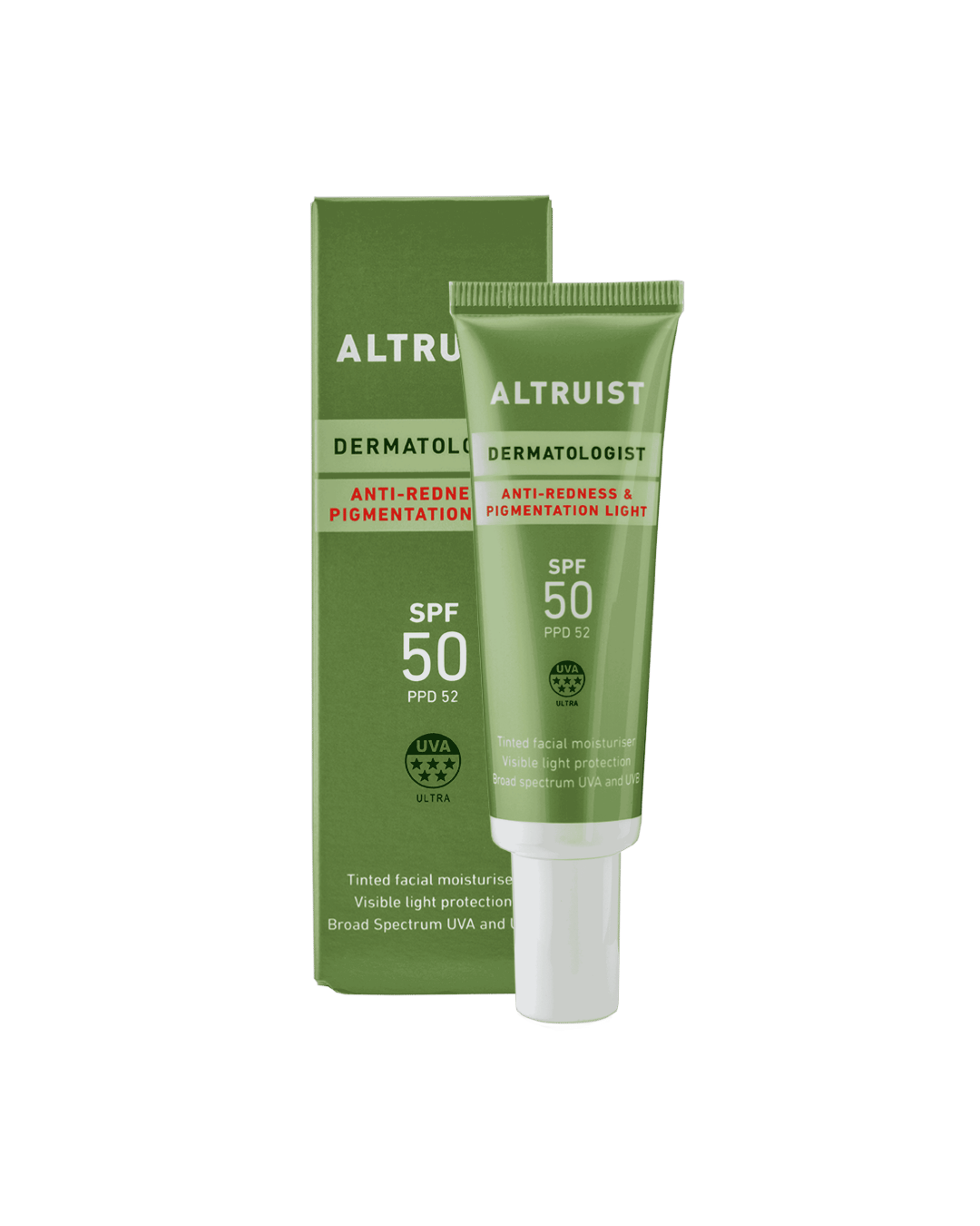 Altruist Dermatologist Anti-Redness & Pigmentation Light Tinted Facial Cream SPF 50 30ml