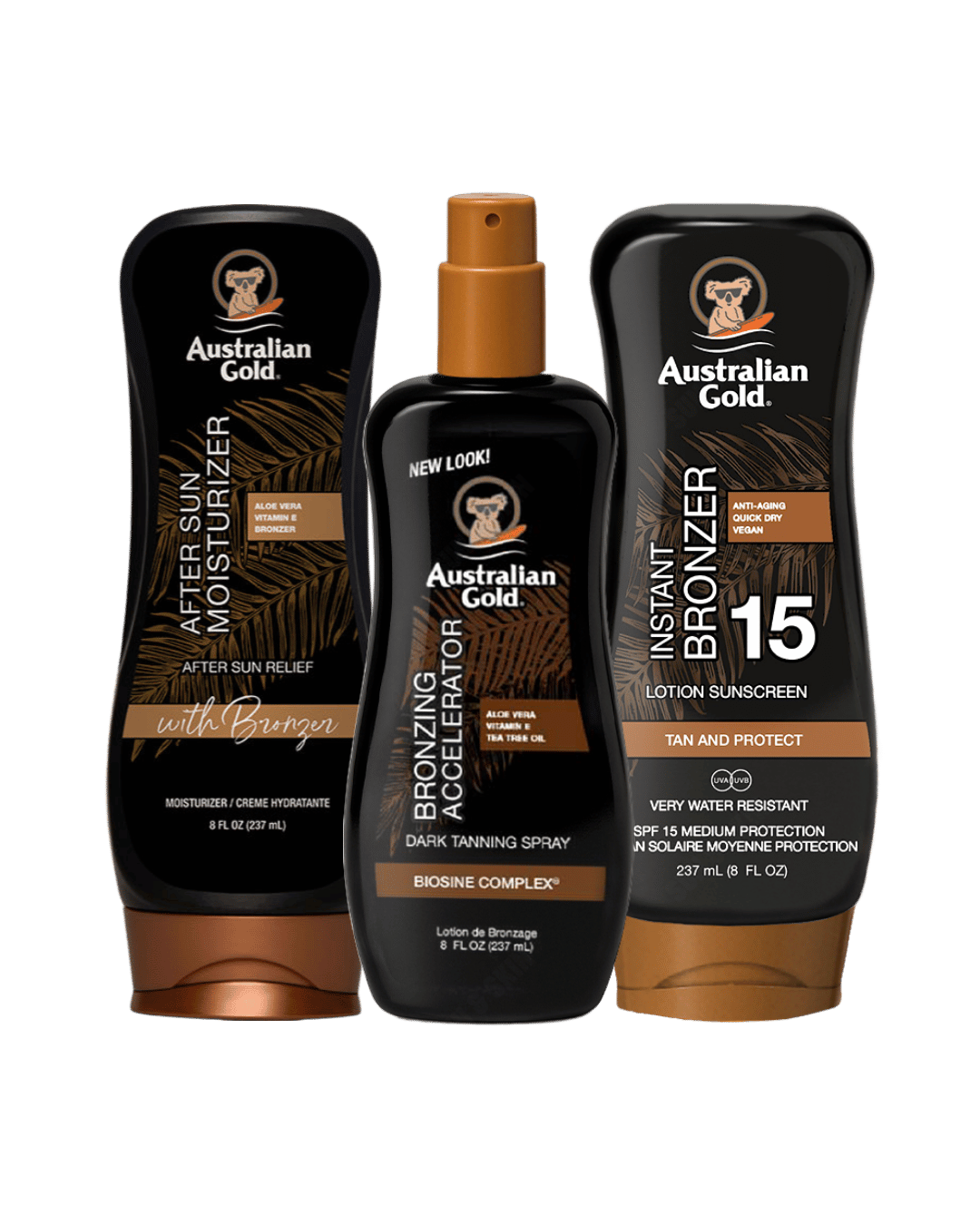 Australian Tan Australian Gold Tanning Saver Bundle โ Sun and Skin