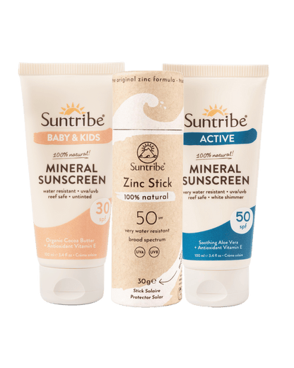 Suntribe Family Mineral SPF Saver Bundle