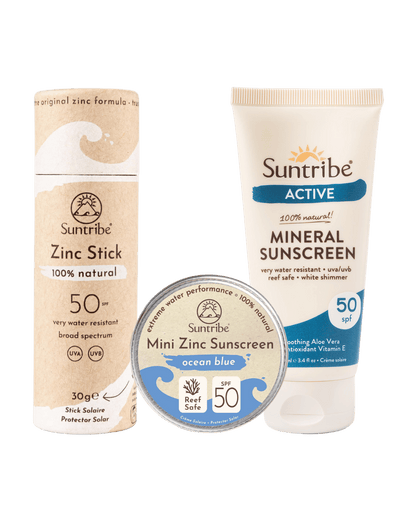 Suntribe Sports Mineral SPF Saver Bundle